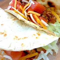 大豆ミートタコス🌮