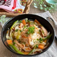 大豆のお肉でカルビクッパ風|ゆーこどんさん