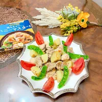 鶏モモ　ポテトのハニーマスタード