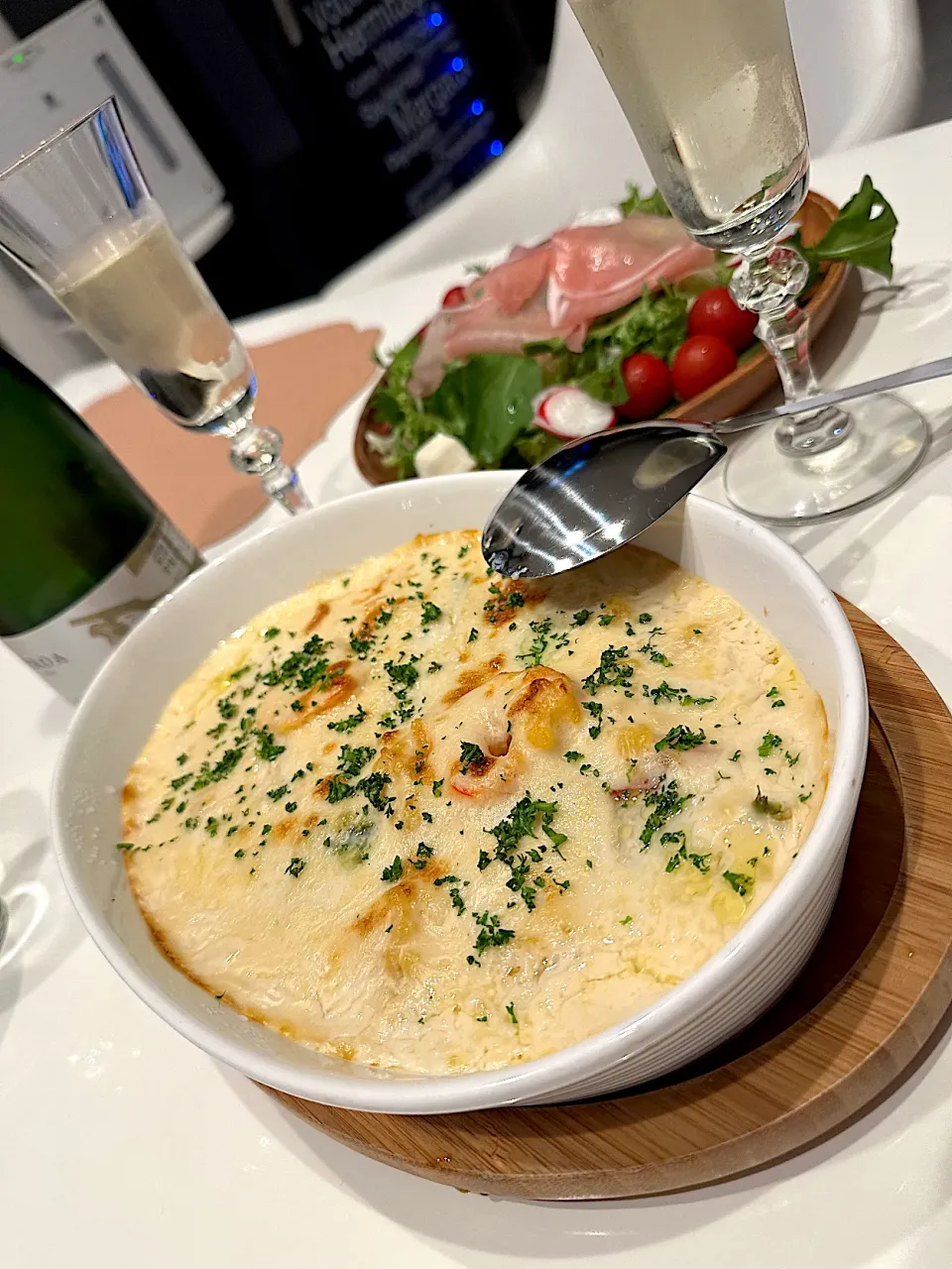 シーフードドリア🦑🦐🐙🐚➰🥂😋|ナムナムさん