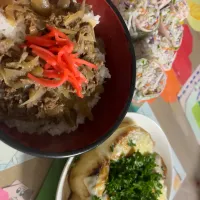 じぃじ特製牛丼|ぬちょさん