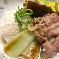 十勝牛と羅臼昆布の塩すき焼き。2026.3.17。|FU-TEN 古原貴大さん