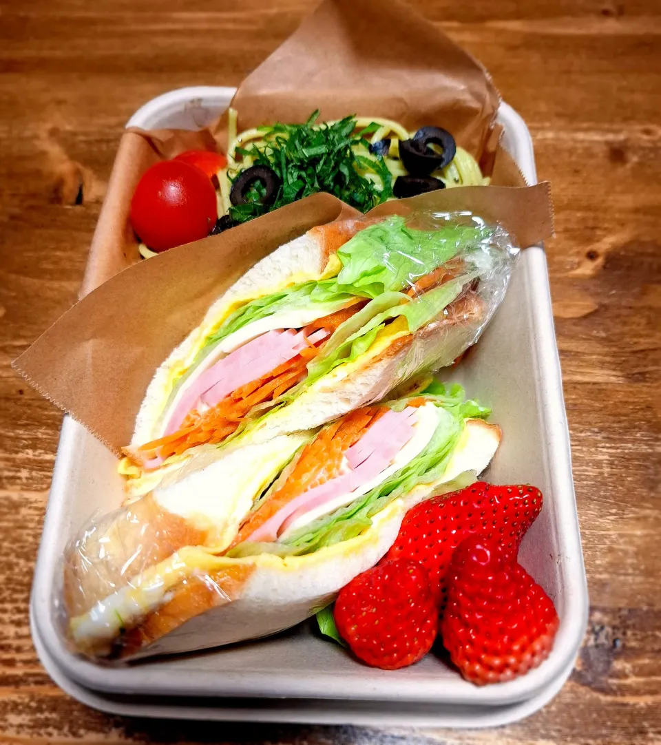 ︎🥪サンドイッチ弁当🥪|ゆきさんさん