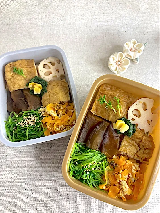 手のひらサイズの夫婦弁当🍱|ゆか｜味決まる冷凍作り置き弁当さん