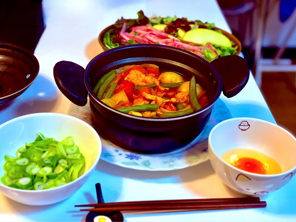 激辛鶏キムチうどん🌶️🔥🍲🥵|マニラ男さん
