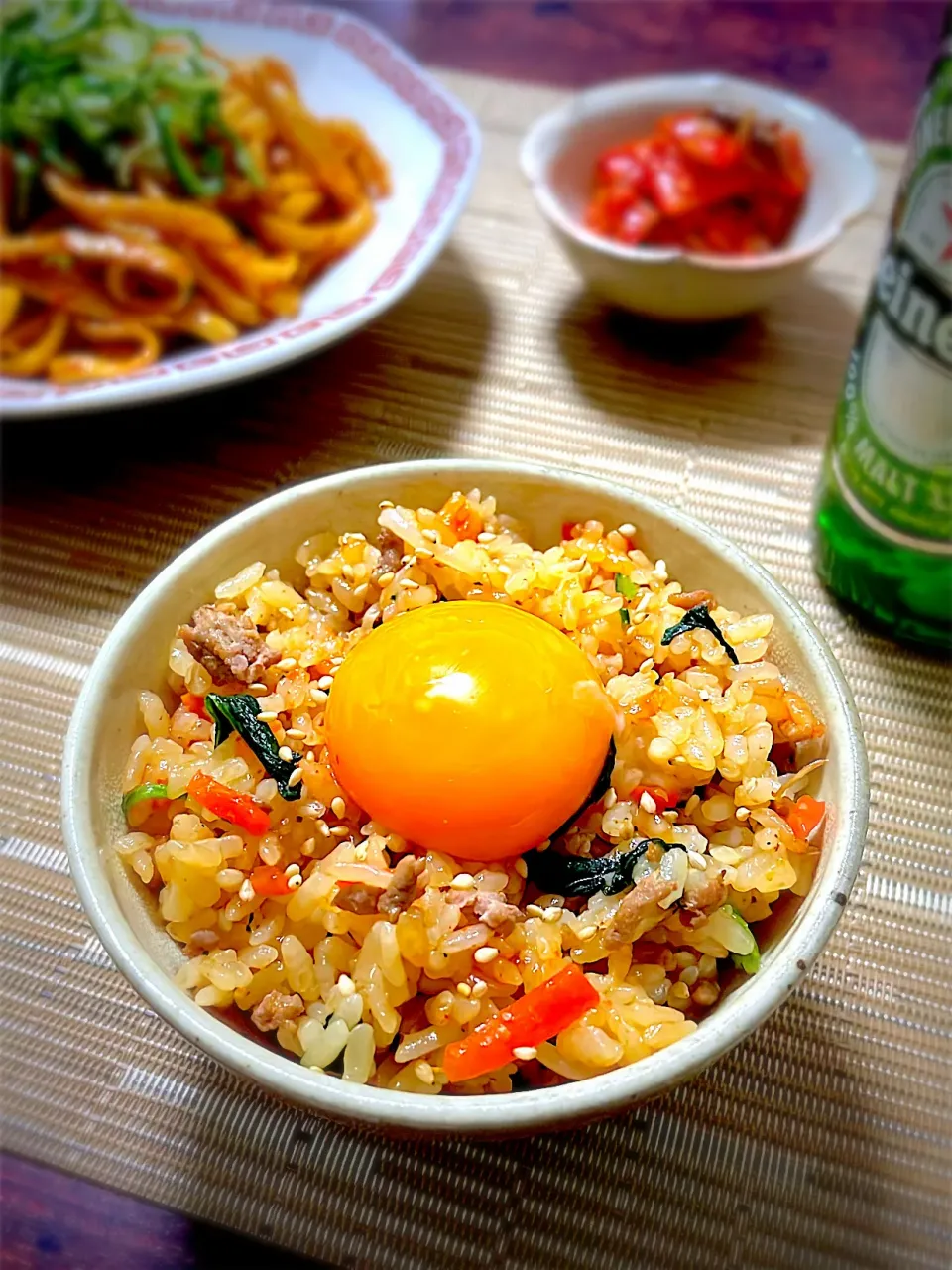 ビビンバ風まぜご飯|アルティッチョさん