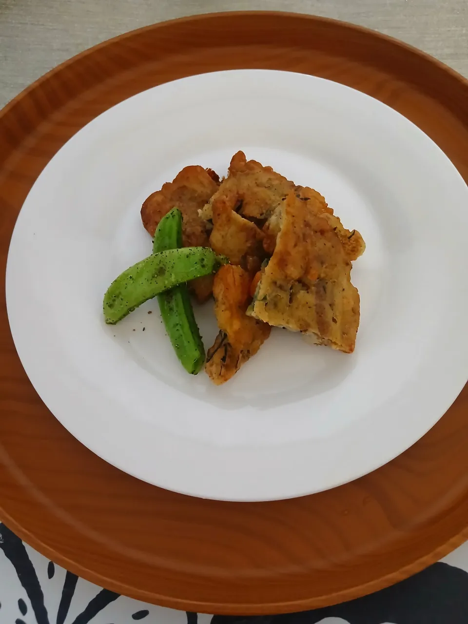 大豆のお肉使いなかき揚げ(*>∀<*)✨|ぽんすけさん