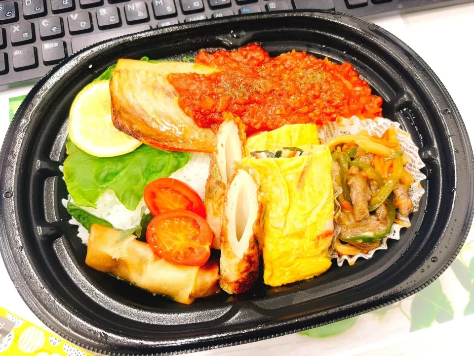 🍱🍅 焼き鯖のトマトソース弁当 🍅🍱|TakeBooさん
