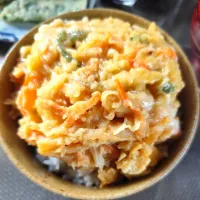 超かき揚げ丼|かずさん