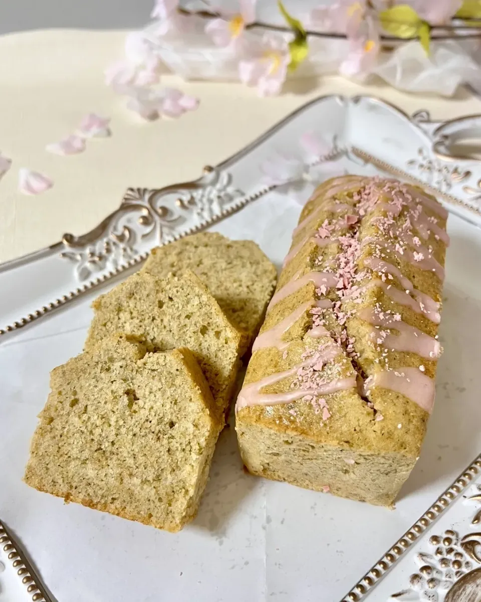 桜の米粉パウンドケーキ|mai＊さん