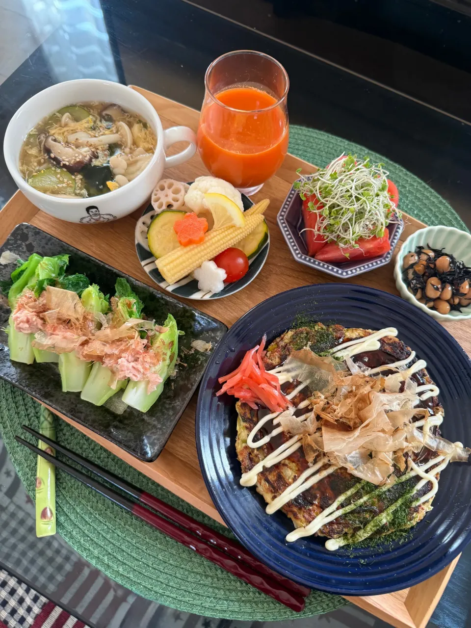 ゆかりさんの料理 小麦粉不使用✨春キャベツと豆腐＆山芋のふわふわヘルシーお好み焼き🫶|ゆかりさん