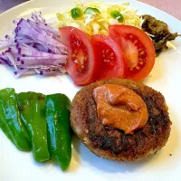 ミンチタイプの大豆のお肉でビックリハンバーグ‼️|ことはさん