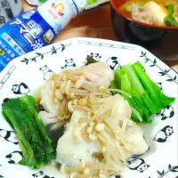 鱈の昆布蒸し