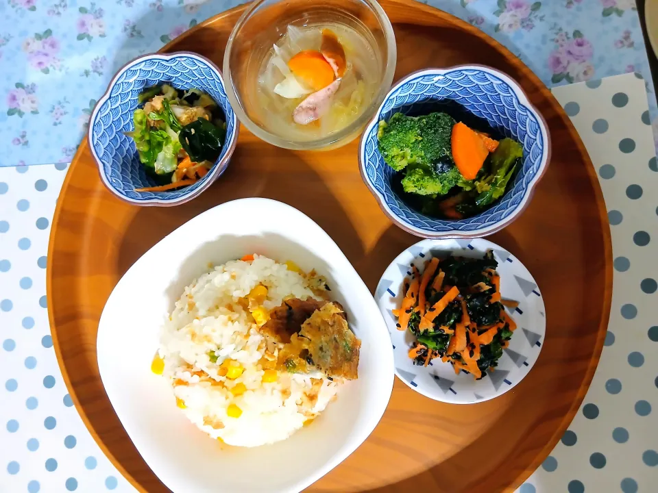昨日のごはん.+:｡ ヾ(◎´∀｀◎)ﾉ ｡:+.✨|ぽんすけさん
