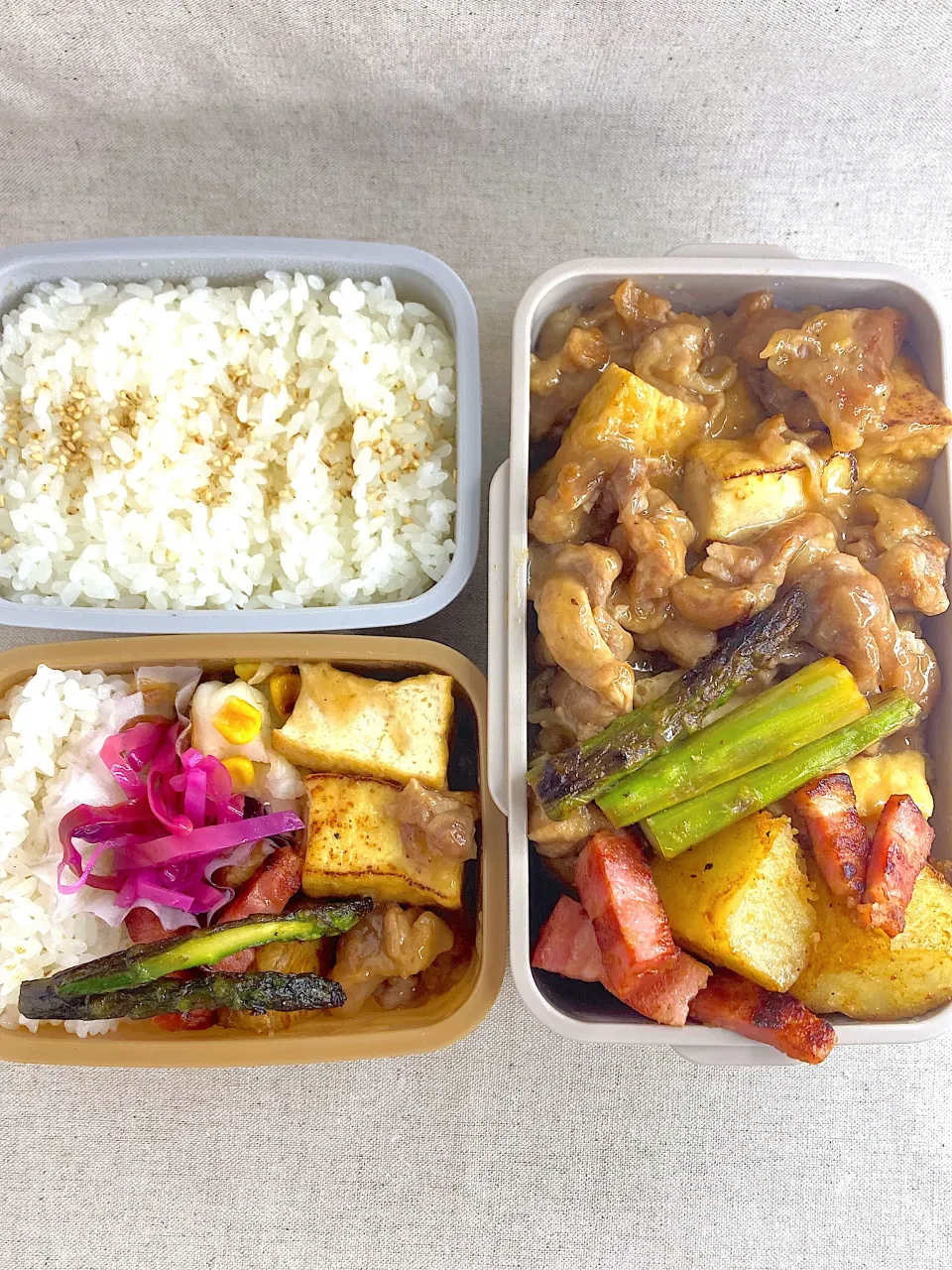 息子と夫弁当🍱|ゆか｜味決まる冷凍作り置き弁当さん