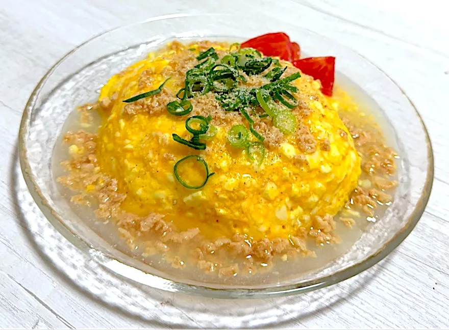 大豆のお肉のあんかけ天津飯|tap.rinさん