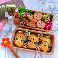 🌸プーさんおにぎり弁当🍯🐝🌱|ayano.adshさん