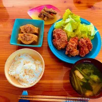 本日のランチ〜唐揚げ定食〜|sa-さん