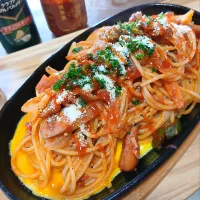 鉄板ナポリタン～🥫