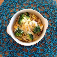 オートミールとブロッコリーの🥦グラタン😋|kaokaoさん