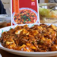 ユウキさんの四川麻婆ソースで麻婆豆腐