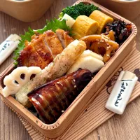 木桶醤油尽くしのお弁当/滋賀県の蔵元さんのお醤油でまるっと投稿🍱|chiaki3（平川ちあき）さん