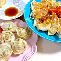 豚ひき肉と大豆ミートで餃子| pepiさん