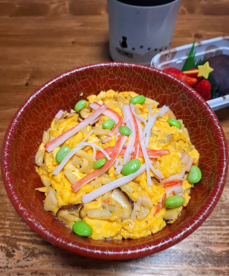 🍀天津飯弁当🍀|ゆきさんさん