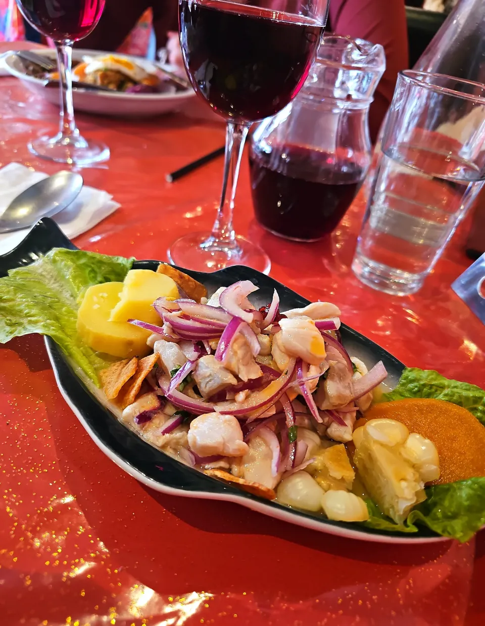 🇵🇪My birthday in a Peruvian restaurant
                  🎂🎉CEVICHE🎉🎂
Fish, salt, pepper, chili, lime, and cilantro|KWAII69さん
