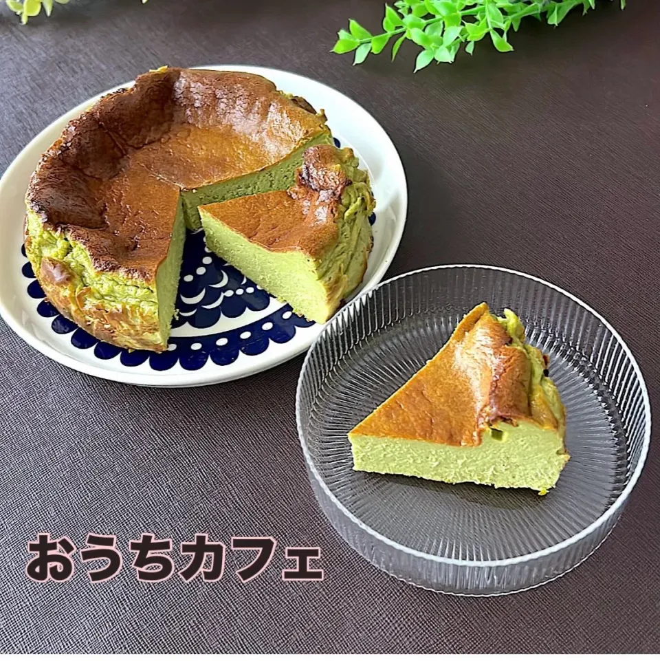 抹茶バスクチーズケーキ|akkiyさん