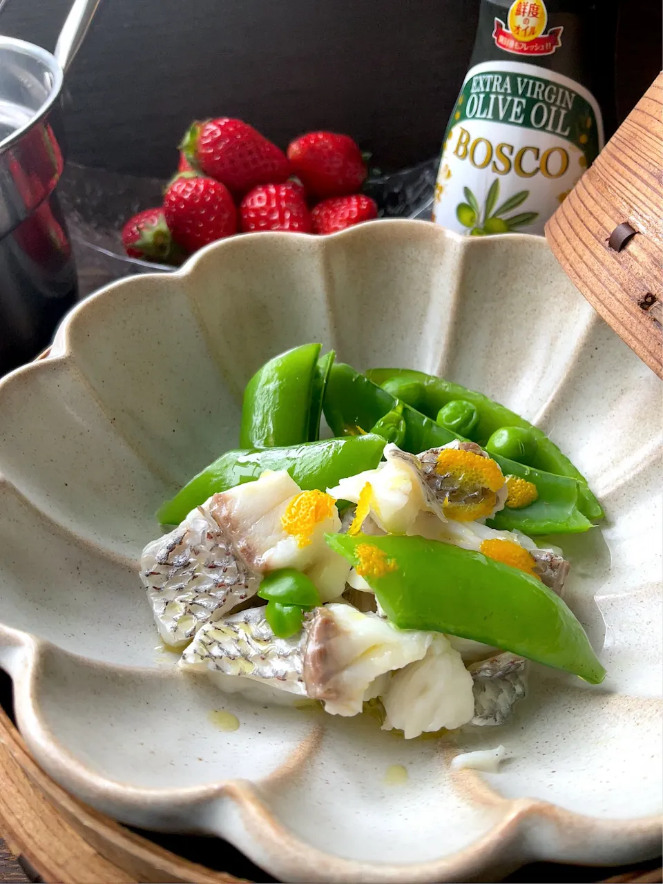 釣り魚🎣タイの蒸籠蒸し♨️|9421beruさん