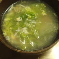 レタスの中華風スープ|さと♂さん