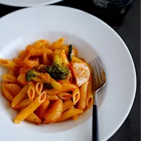 蕪とブロッコリーのパスタ