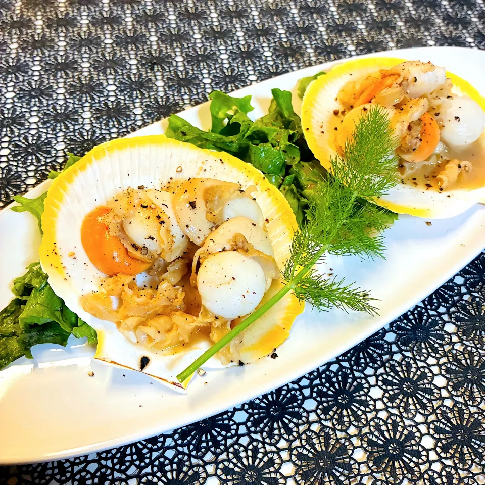 月日貝のバター焼き🌕|ユミさん