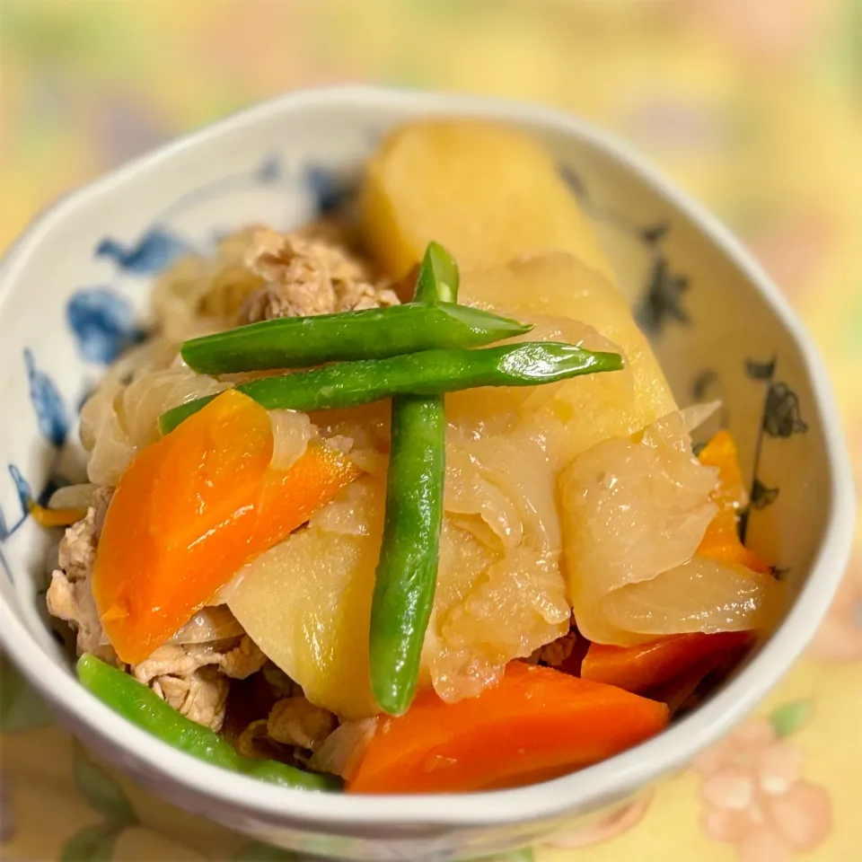 新じゃがで肉じゃが|ももさん