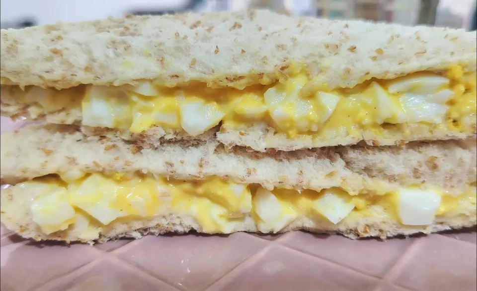 Good morning🌞 breakfast egg mayo sandwich 😋😍|🍒lynnlicious🍒さん