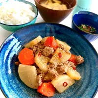 大根と人参のそぼろ煮|C2★さん