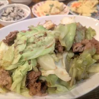 冷凍ストック！豚こまキャベツのローストガーリック炒め|ankoさん