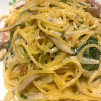 【PASCO】オリーブオイルでクリームパスタ|フェンさん