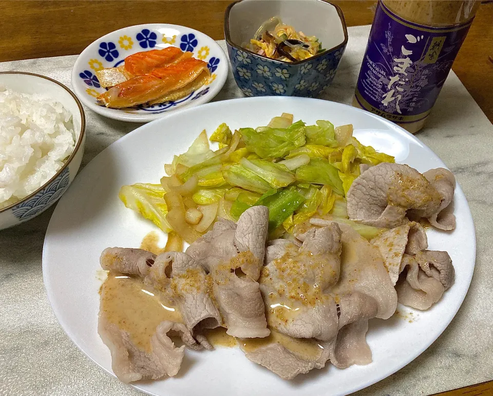 今宵🌙* :ﾟ 生姜焼きのお肉で豚しゃぶ🐷|Kojiさん
