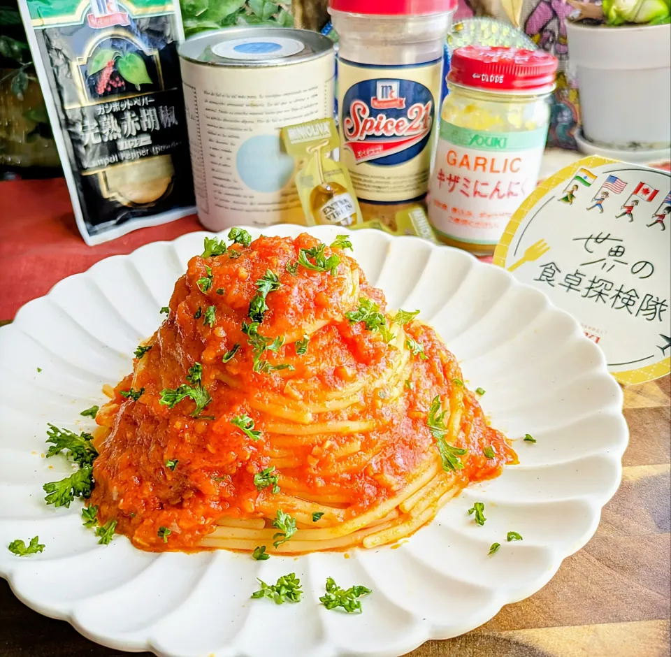 🌏『世界の食卓探検の旅〜
【スパイシーアラビアータ】|ayaさん