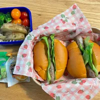 ウィンナーサンドパンのお弁当🍱|てんのすけさん