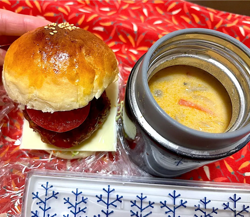 自分弁当🍔|がおりんさん