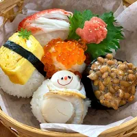 春のカゴ寿司|kumotorikaさん