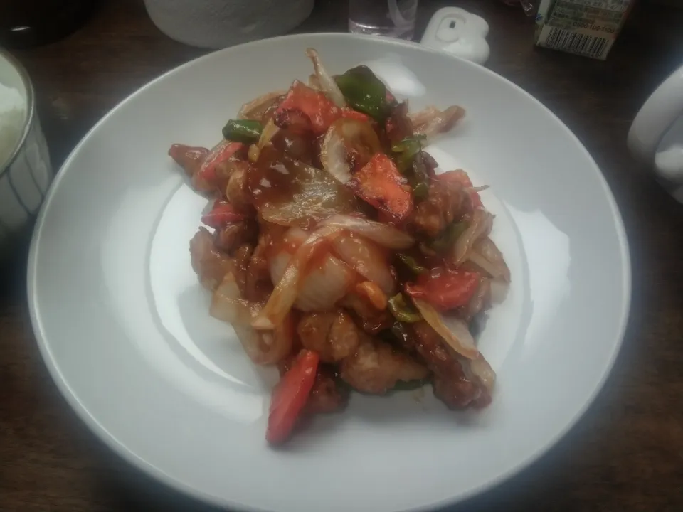 大豆のお肉ブロックタイプで野菜の甘酢あんを作りました|にんにくと唐辛子が特に好き❤️(元シャリマー)さん
