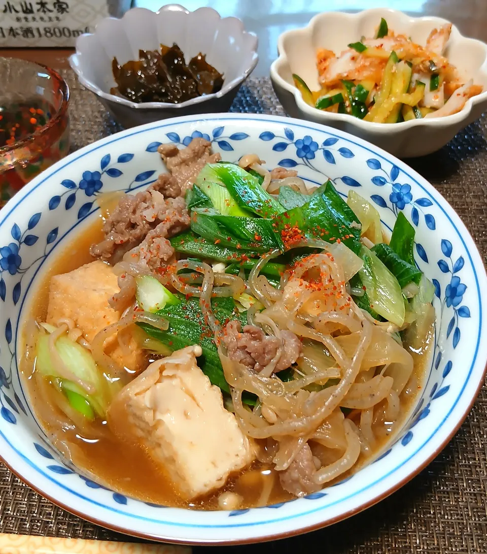 新玉ねぎですき焼き風🎶|びせんさん