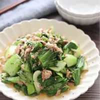 🆔521950                                                                 #チンゲン菜のツナベーコンガーリック炒め 💕| ともきーた (伊藤 智子)さん