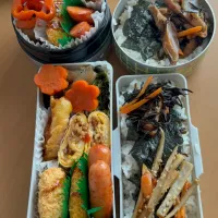 今日の旦那と私のお弁当|sacchan( ﾐΦﻌΦ)ฅさん