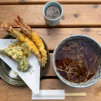 番外編:軽井沢 川上庵 天ぷら蕎麦|ひぐっちさん