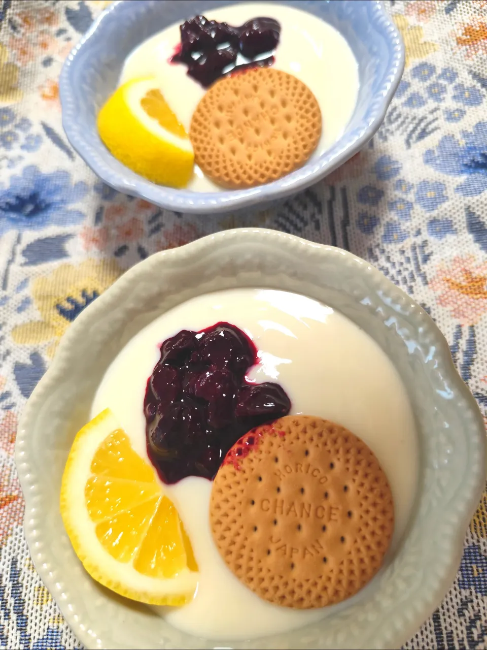 みったんさんの料理 ミルキーヨーグルトプリンをカルピスバージョン(ビタミンCたっぷりすきっとみかん)で!!|m.rafuさん